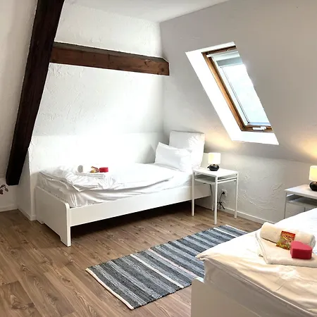 Gunzenhausen, Innenstadt, Dachterrasse, Stellplatz グンツェンハウゼン
