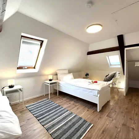 Apartment Ferienwohnung Gunzenhausen, Innenstadt, Dachterrasse, Stellplatz