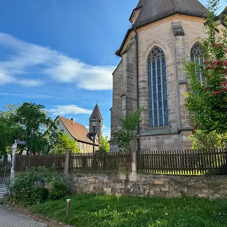 Ferienwohnung Gunzenhausen, Innenstadt, Dachterrasse, Stellplatz * Gunzenhausen